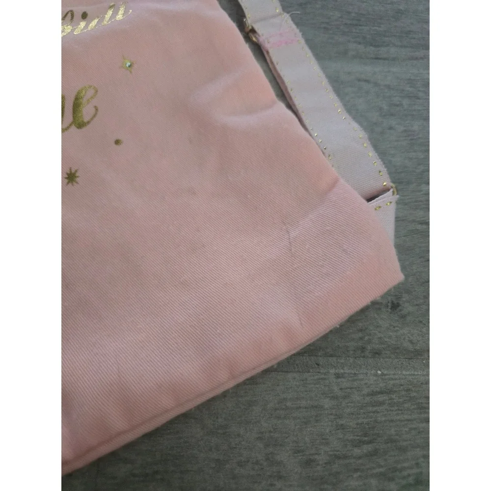 Disney Bibbidi Bobbidi Boutique Pink Gold Tiara Cinch Backpack Set of 2